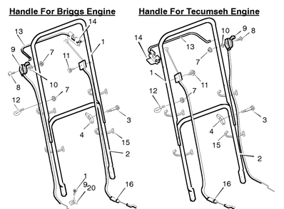 Part Location Diagram of 071149 Murray Engine Stop Lever